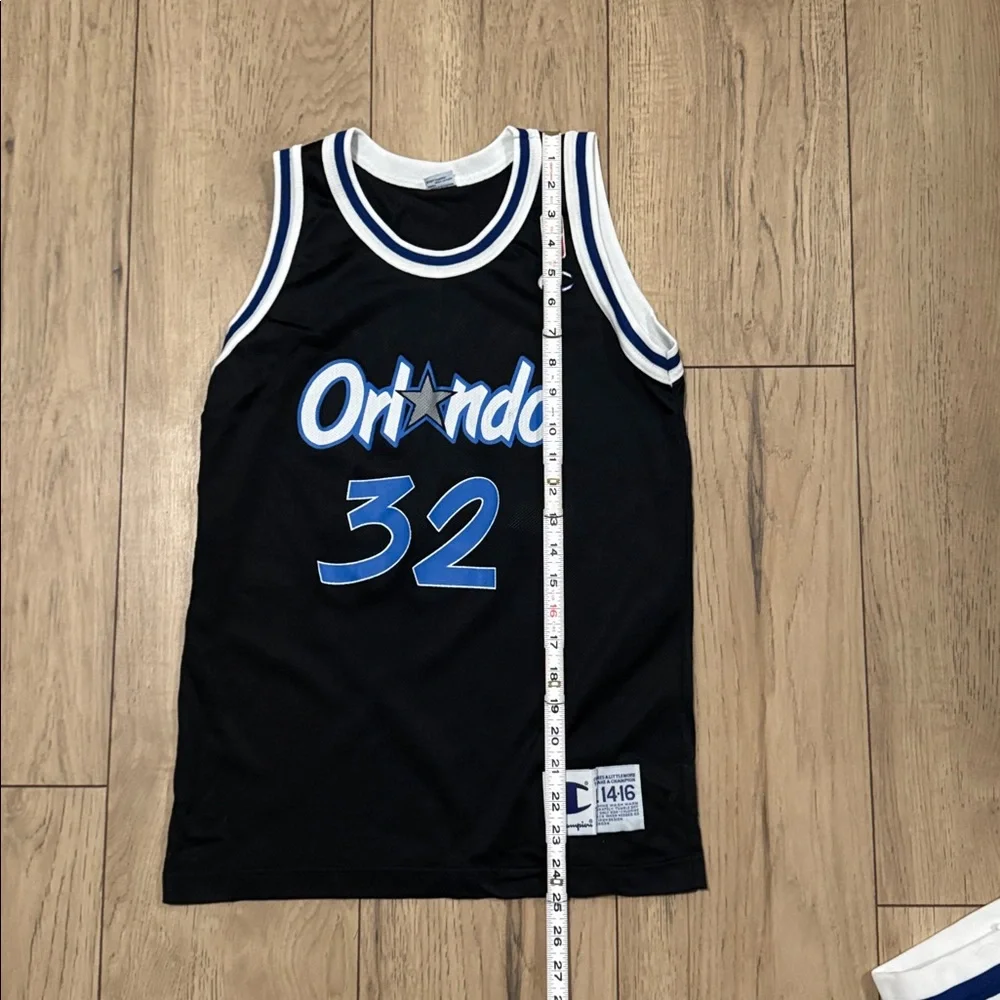Vintage Champion Orlando Magic Shaquille O'Neal #32 Jersey (L) and Shorts (XL)